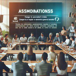 Modification statuts association assemblée générale ordinaire ou extraordinaire